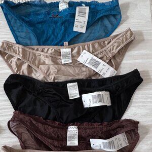 NWT - 6 pairs of DKNY Bikini Panties - Medium